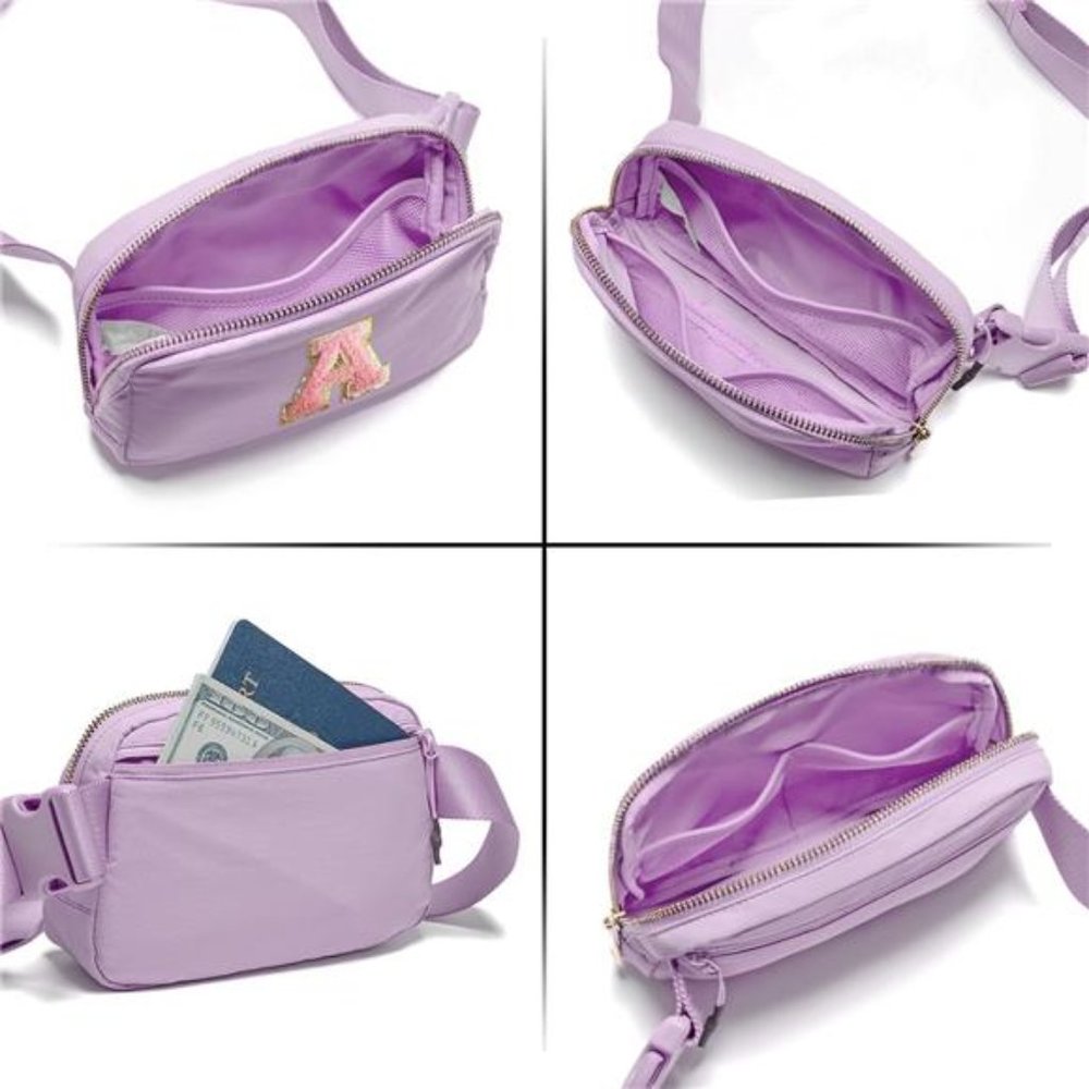 Easter Gifts for Teens Girls Belt Bag Fanny Pack Crossbody Bags Initial Letter - Picture 5 of 7